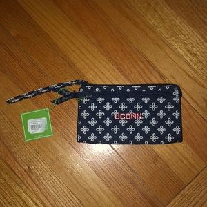 UConn Vera Bradley wristlet